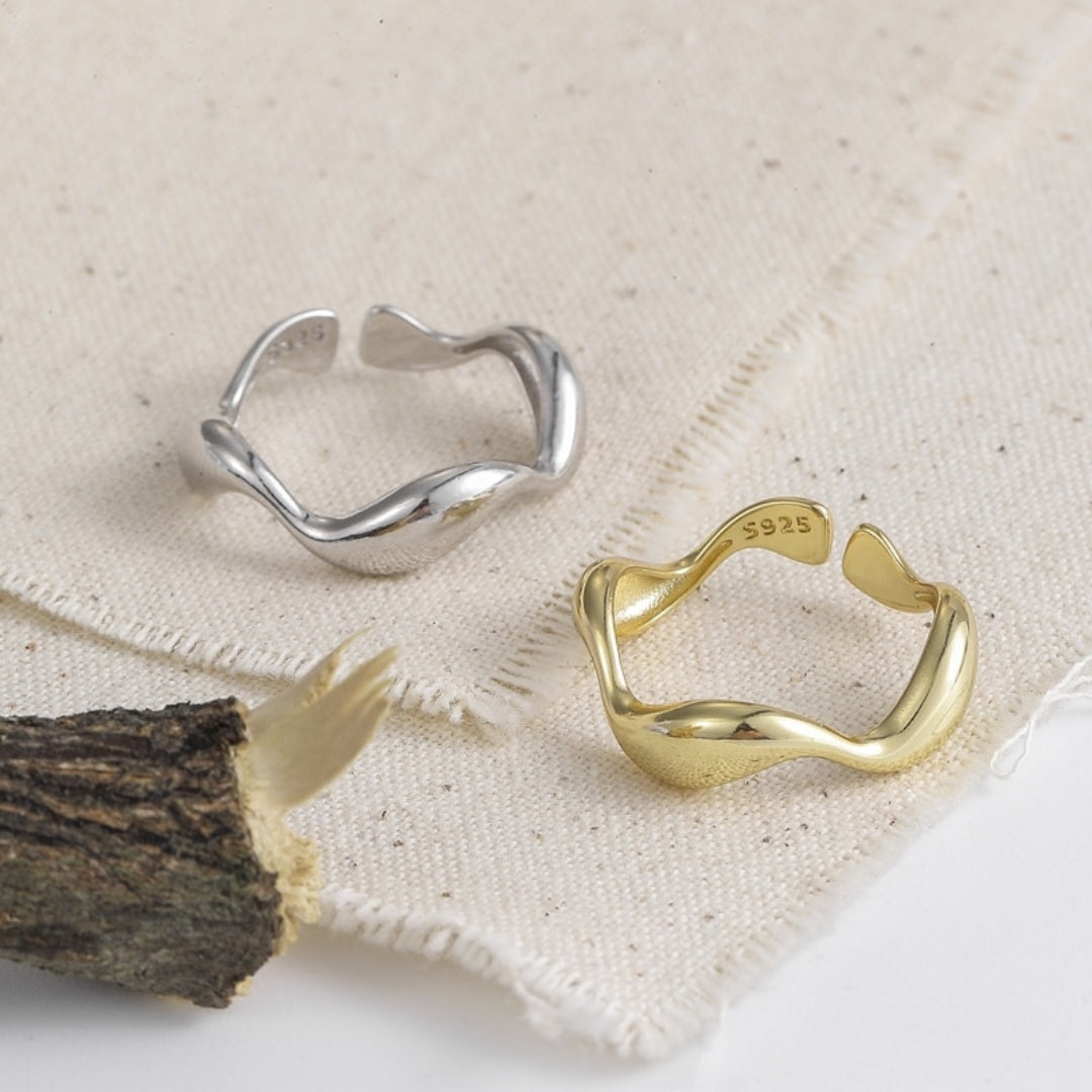 Handmade Wave Rings