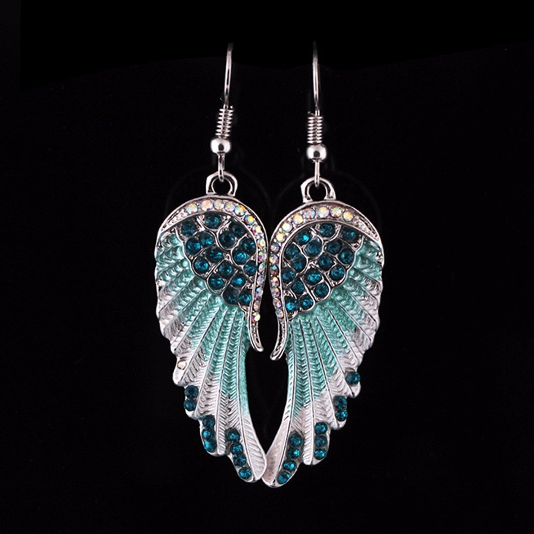 Crystal Angel Earrings