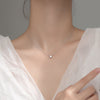 925 sterling silver necklace with zircons
