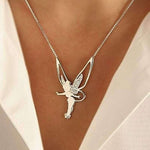 Lucky Fairy Necklace in Sterling Silver and Gold