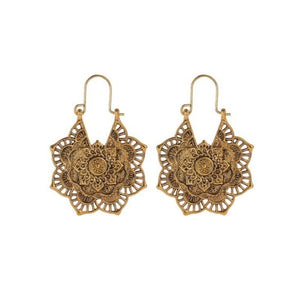 Lotus Mandala Earrings