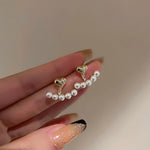 Gold Heart with Pearls
