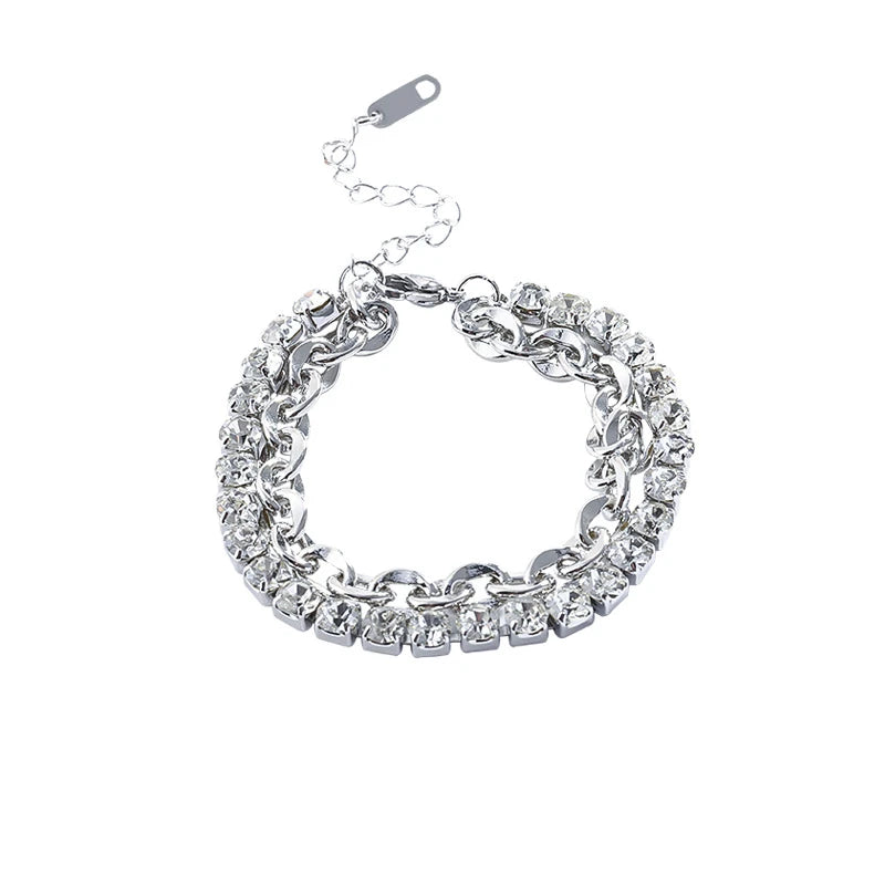 Shiny Silver Plated Bracelet