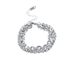 Shiny Silver Plated Bracelet