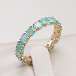 Gold Round Stone Ring