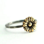 Gold Sunflower Ring