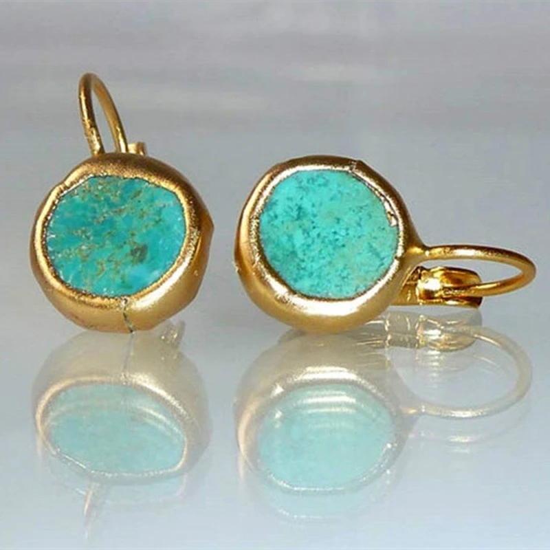 Gold  with Turquoise Stone