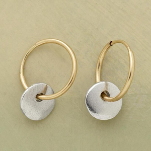 Gold Plated Hoops and Silver Plated