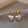 Elegant Double Heart Earrings