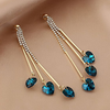 Elegant Blue Zirconia Rain